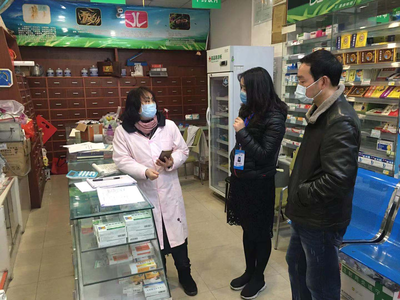 雨城區醫療保障局強化監測保障 確保藥店消毒劑銷售市場正常有序